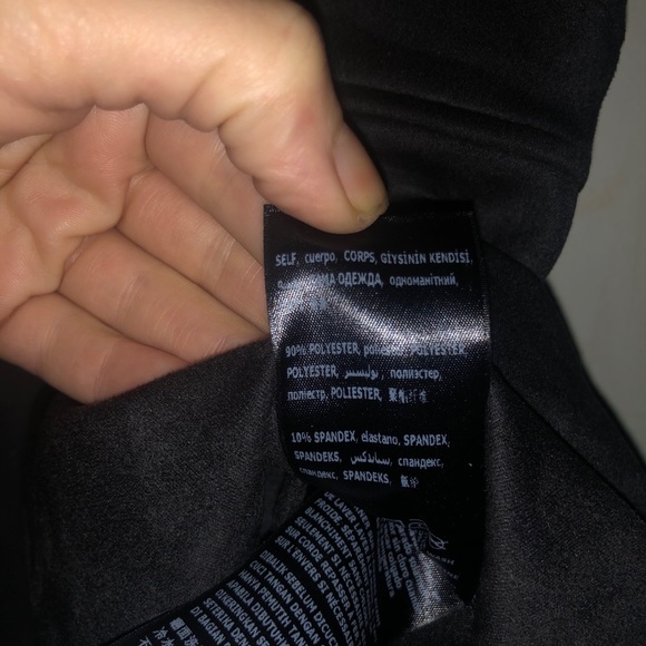 BeBe sexy low cut, short romper w attached choker - Picture 6 of 7